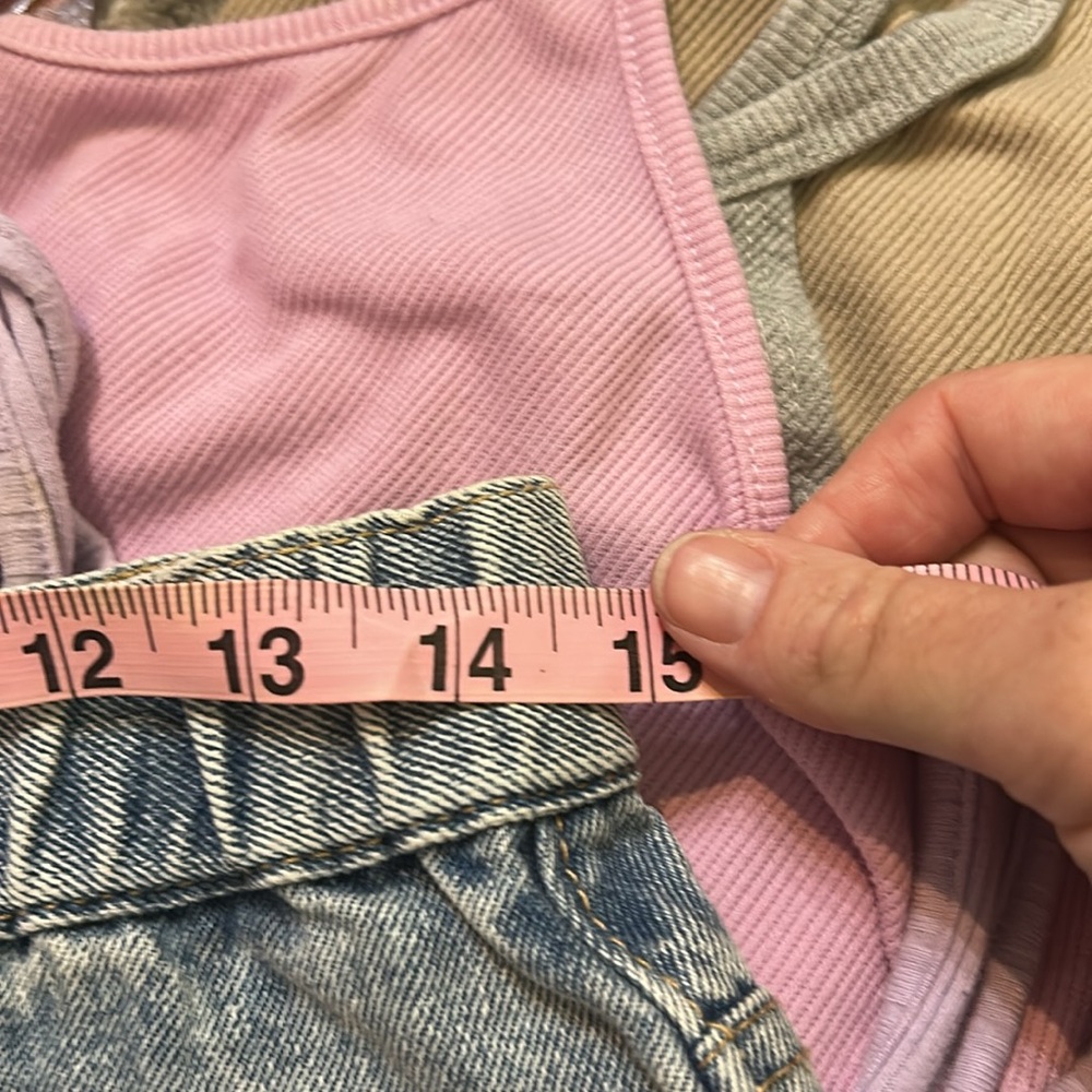 Love tree denim shorts size large nwot - Picture 2 of 3